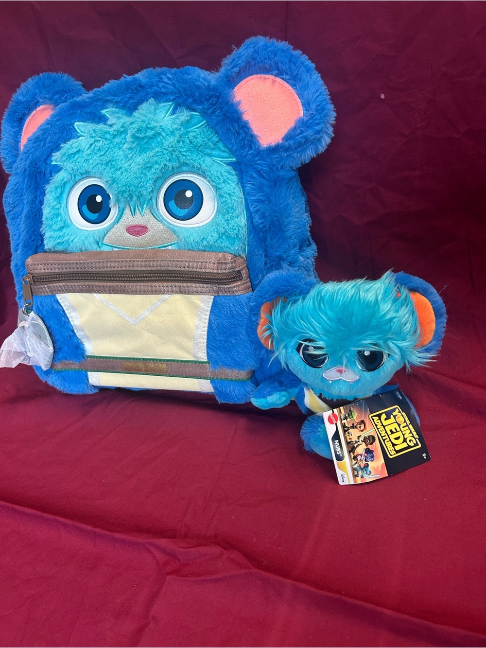 NWT Star Wars Young Jedi Nubs Backpack & Plush
